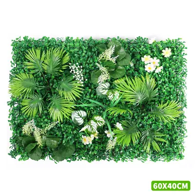 Artificial Plant Wall Fence Reusable Grass Backdrop Wall Panel Garden Grass 2024 • £3.49