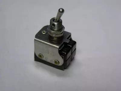 Mil-Spec Honeywell 6AT4 DPDT 1/4  Bushing Panel Mount Toggle Switch Assembly • $49.99