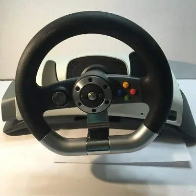 Xbox 360 Wireless Racing Wheel With Force Feedback WRW02 Wheel ONLY Parts Only • $26