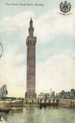 £1.59 • Buy GRIMSBY The Tower, Royal Dock - Posted 1906 - Postcard Ref G9