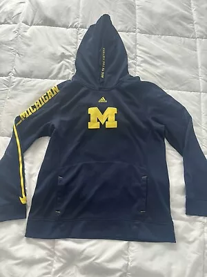 Michigan Adidas Women’s / Youth Pullover Hoodie Sweatshirt XL *see Measurements • $23.99