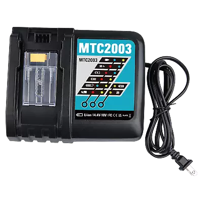 18V For Makita DC18RC 18 VOLT LXT Lithium‑Ion Rapid Optimum Battery Charger • $18.89