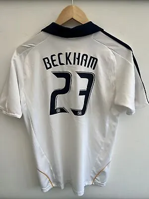 £48.49 • Buy 2008/2009 LA Galaxy David Beckham 23 Mls Football Shirt Small Mens Home Adidas