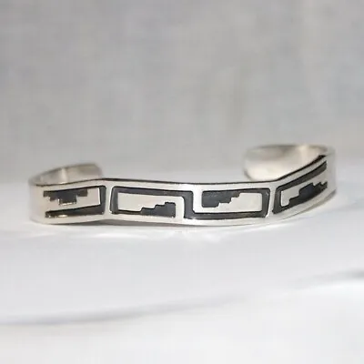 Vintage Taxco Sterling Silver Southwestern Mens Cuff Bracelet • $80