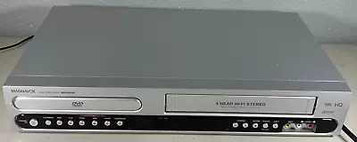 Tested ONLY DVD SIDE WORKS Magnavox MDV560VR DVD VCR Combo VHS Player Broke • $39.95