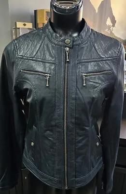 Harley Davidson Women's Size Medium Madeline Goatskin Leather Jacket • $275