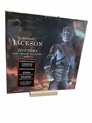 MICHAEL JACKSON HIStory ORIGINAL 1995 U.S 3 12  VINYL LP SET NEW/SEALED RARE OOP • $285