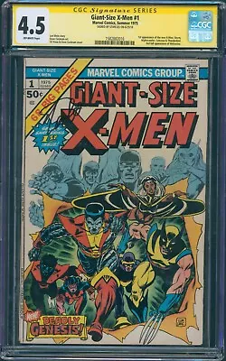 Giant Size X-Men #1 CGC 4.5 SS Signed Stan Lee 1975 1st App. Nightcrawler OWP • $4750