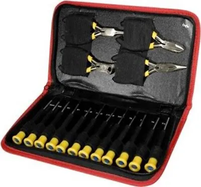 16 Piece Mini Precision Screwdriver Pliers Computer Repair Tool Jewelry Kit Set • $40.99