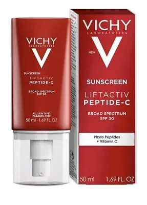 Vichy LiftActiv Peptide-C Sunscreen Broad Spectrum SPF 30 EXP 11/24+ NEW • $14.73