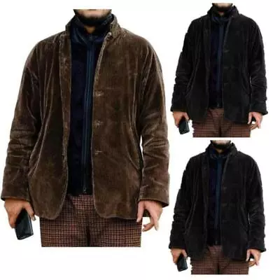 Men's Corduroy Dress Blazer Short Jacket Coat Slim Fit Occident Fashion Korean • $55.33