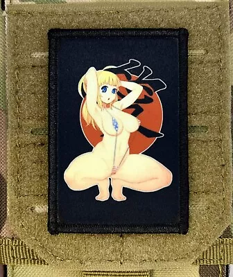 Japanese Anime Girl Morale Patch / Military ARMY Tactical Hook 349 • $8.99