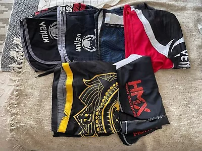 Lot Of Six Mma And Grappling Shorts Venum Tapout Size M L • $100