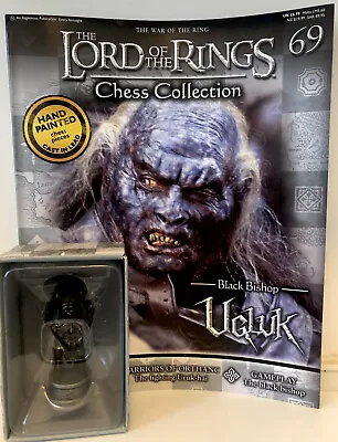 £23 • Buy Eaglemoss Lord Of The Rings Chess Collection Set 3 No. 69 Ugluk - Boxed + Mag