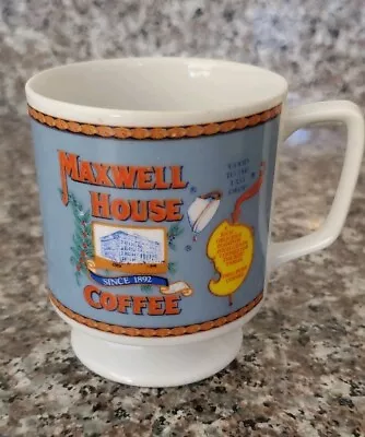 Vintage MAXWELL HOUSE Porcelain Coffee Cup Footed Mug  • $4.50