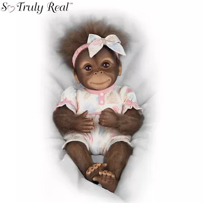 Ashton Drake Keiko So Truly Real Interactive Monkey Doll Makes Five Sounds • $123.85