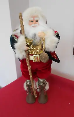 Luxury Santa Claus Large Father Christmas Decoration Figure Ornament 44cm • £19.50