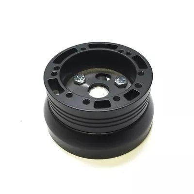 1989 To 91 Ford Mustang Billet Steering Wheel Adapter Adapter 5 & 6 Hole -Black • $63.02