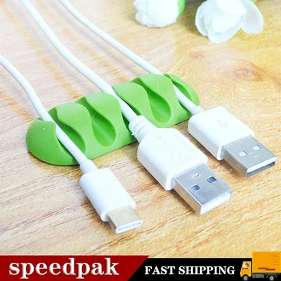 £2.36 • Buy Cable Reel Wire Organizer Desktop Clips Cord Management Holder HOT Wire V8E5