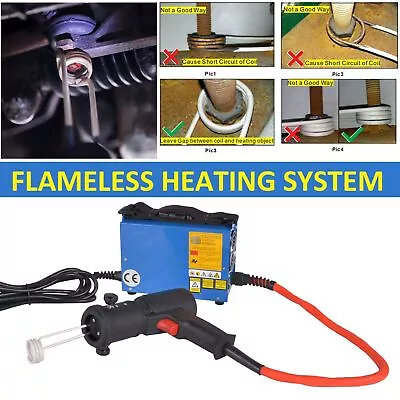 1500W Magnetic Induction Heater Tools For Automotive Flameless Heat + 4 Coils N • $249.99