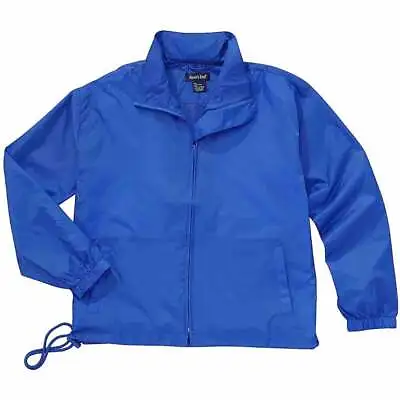 River's End FullZip Nylon Anorak Mens Blue Casual Athletic Outerwear 3387-RB • $10.99