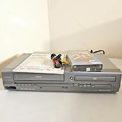 Magnavox MWD2205 DVD Player VCR Player Recorder Combo Tested NO REMOTE • $89