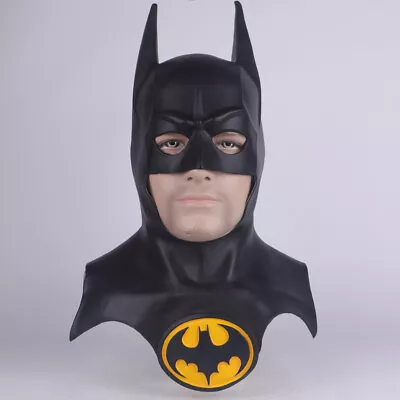 $19.90 • Buy 1989 Version The Batman Masks Full Head Bruce Wayne Cosplay Superhero Mask Props
