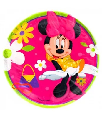 Disney Minnie Mouse Birthday Party Plates Officially Licensed By Hallmark 8 Pcs • $6.99