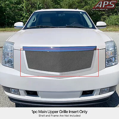 Fits 2007-2014 Cadillac Escalade Stainless Steel Mesh Grille Grill Insert • $154.99