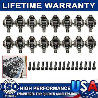 $120.89 • Buy LS1 Rocker Arms With Trunion Kit Installed 4.8L 5.3L 5.7L 6.0L Rockers Trunnion