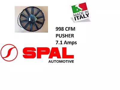 For Spal 13  Thermo Fan Straight Blade 12v Pusher 998  CFM Low Profile 13 Inch • $169.95