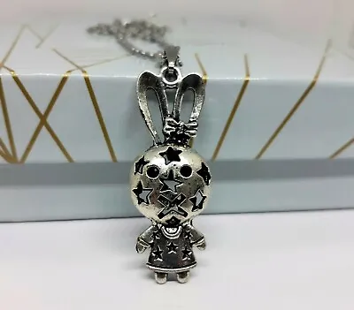 £5.99 • Buy Bunny Rabbit Pendant Necklace Antique Silver Colour  Playgirl Star