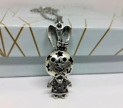 £5.99 • Buy Bunny Rabbit Pendant Necklace Antique Silver Colour  Playgirl Star