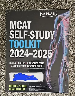 Kaplan MCAT Self-Study Toolkit 2024-2025 Books + Online + 6 Practice Tests • $99