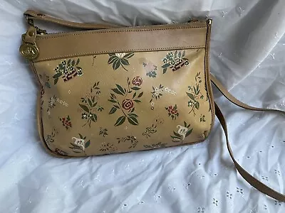 Dooney & Bourke Tan Botanical Crossbody Shoulder Bag • $79.99