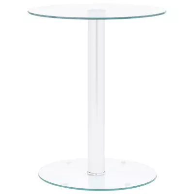 NNEVL Coffee Table Transparent 40 Cm Tempered Glass • $83.64