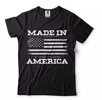 Made In America Shirt USA Flag Shirt US Patriotic Shirt 4th Of July Shirt • $18.47