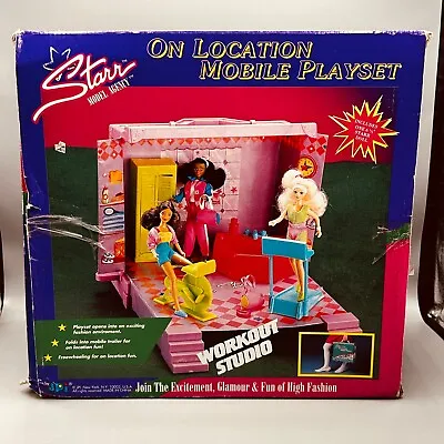 Vintage Starr Model Agency On Location Mobile Playset - Workout Studio - READ • $175.95