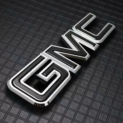 $68.70 • Buy For 2007-2013 GMC Yukon / Yukon XL 1500 Front Grill Grille Emblem Badge Black X1
