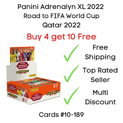 Panini Adrenalyn XL Road To FIFA World Cup Qatar 2022 - Cards #10 - #189 • £1.35