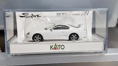 HO Scale 1/87 KATO 1994  White Toyota Supra  In Display Case - Nice • $39.99