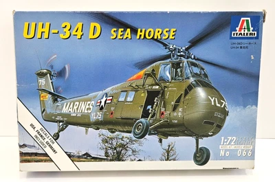 $28 • Buy 1/72 Italeri Uh-34d Sea Horse Transport Helicopter #066 New Plastic Model Kit
