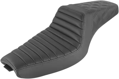 Saddlemen Black Step-Up Tuck-n-Roll Seat For 2004-2020 Harley Sportster Models • $449