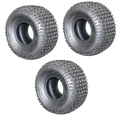 3 X 22x11-8 Inch Knobby Tyre Tire For ATV Quad Bike Buggy Go Kart Mower Trailer • $177.11