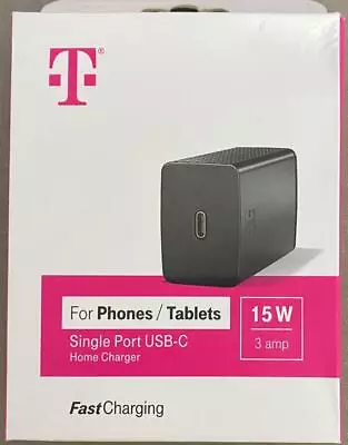 T-Mobile Single USB C Home Adapter - Black • $8.99