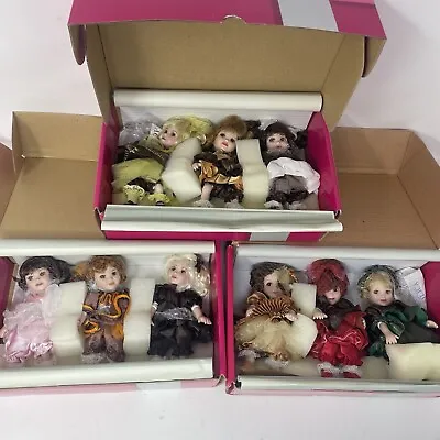 Marie Osmond Tiny Tots 2008 Too Sweet Dolls Lot Of 9 Eddy Mosqued Artist 5 In • $149.95