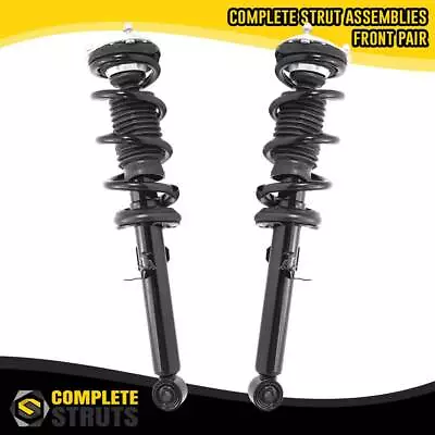 Front Pair Complete Struts & Coil Springs For 2007-2008 Infiniti G35 RWD Sedan • $125.39