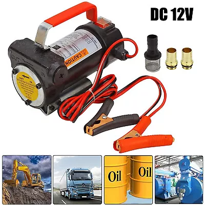 12V Electric Diesel Oil Fuel Transfer Pump Self-Priming Fuel Auto Extractor Pump • $34.99