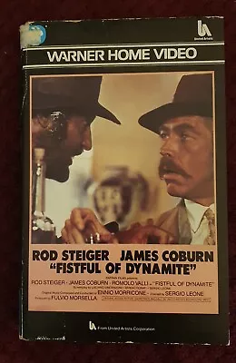 FISTFUL OF DYNAMITE Warner Home Video Pre Cert X Spaghetti Western Sergio Leone • £25