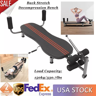 Back Stretch Decompression Bench Inversion Table Workout Weight Loss For Home • $133